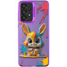 TPU+PC чехол TakiTaki Graffiti magic glow для Samsung Galaxy A33 5G (Funny bunny / Purple)