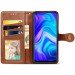 Фото Шкіряний чохол-книжка GETMAN Gallant (PU) для Xiaomi Redmi Note 9 / Redmi 10X (Коричневий) в маназині vchehle.ua