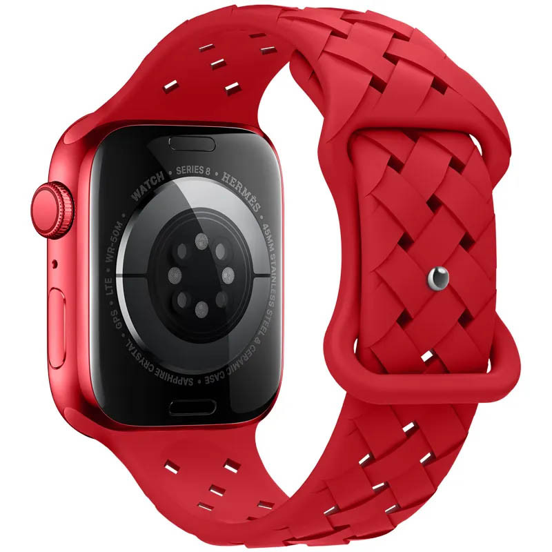 Фото Ремешок Hoco WA16 Flexible series Apple watch (38/40/41mm) (Big Red) на vchehle.ua