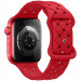 Фото Ремінець Hoco WA16 Flexible series Apple watch (38/40/41mm) (Big Red) на vchehle.ua