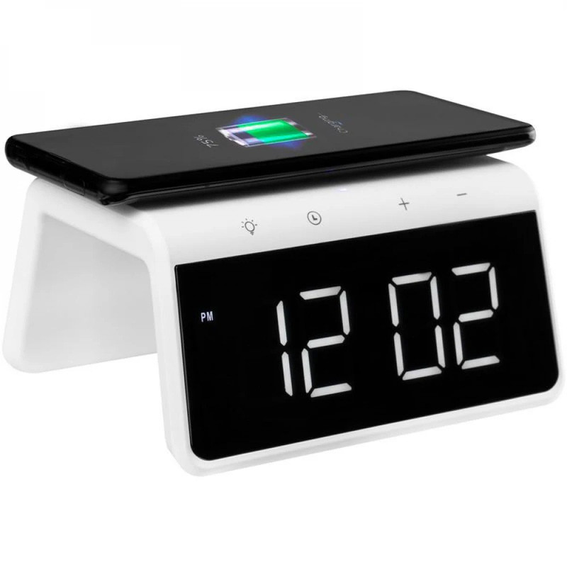 Настольные часы с функцией БЗУ Gelius Pro Smart Desktop Clock Time Bridge GP-SDC01