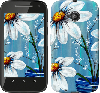 

Чехол Красивые арт-ромашки для Motorola Moto E2 324298