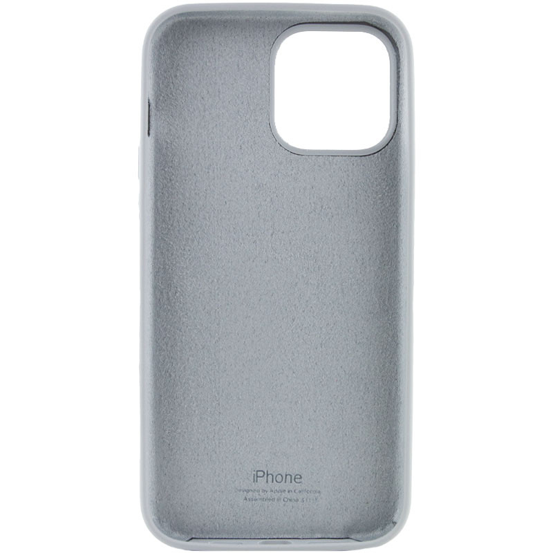 Фото Чохол Silicone Case Full Protective (AA) на Apple iPhone 14 Pro Max (6.7") (Сірий / Mist Blue) на vchehle.ua