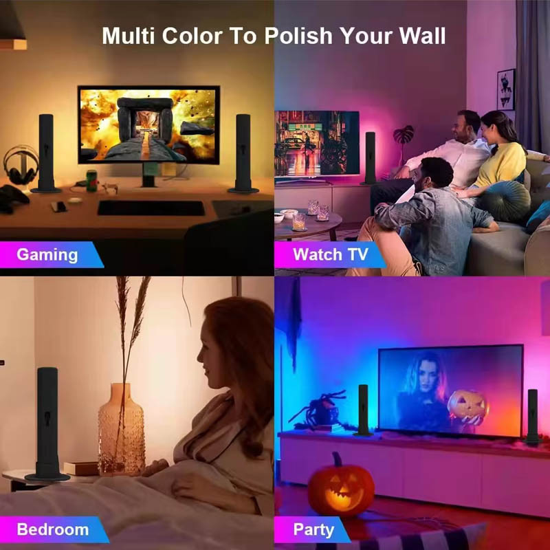 Фото Настільна LED лампа RGB 5V Panel 3 Bluetooth dual pack USB interface with app на vchehle.ua