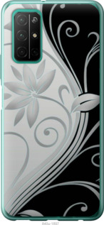 

Чехол Цветы на чёрно-белом фоне для Huawei Honor 30S 1576005