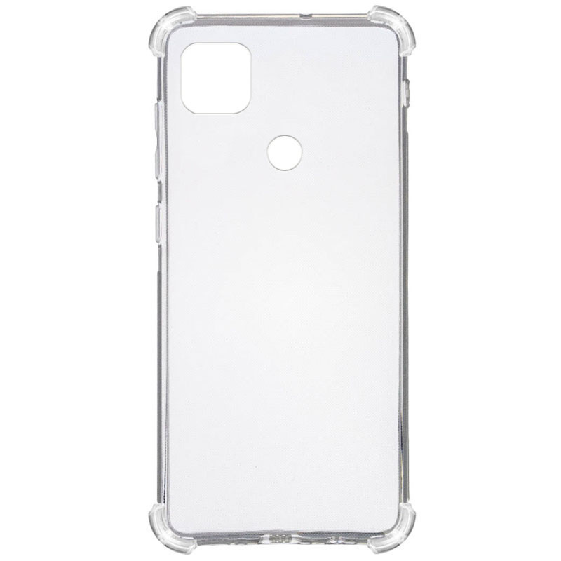 TPU чохол GETMAN Ease logo посилені кути на Xiaomi Redmi 9C (Прозорий / Transparent)