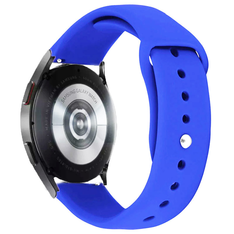 Силіконовий ремінець Sport для Smart Watch 22mm (Синій / Capri Blue)