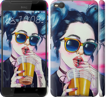 

Чохол Арт-дівчина в окулярах на HTC One X9 246988