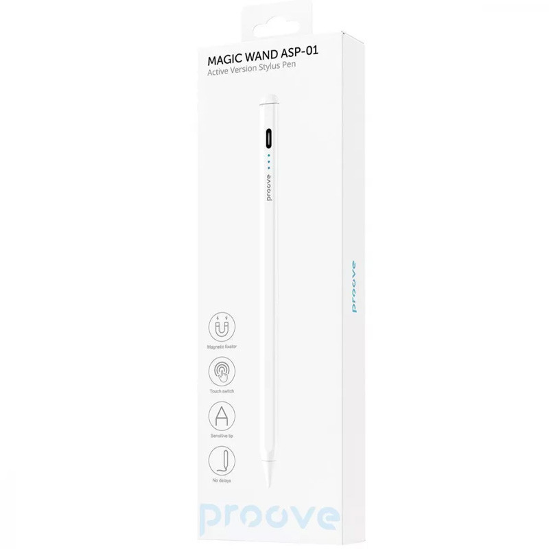 Купити Уцінка Стілус Proove Magic Wand ASP-01 Active Version (Розкрита упаковка / White) на vchehle.ua