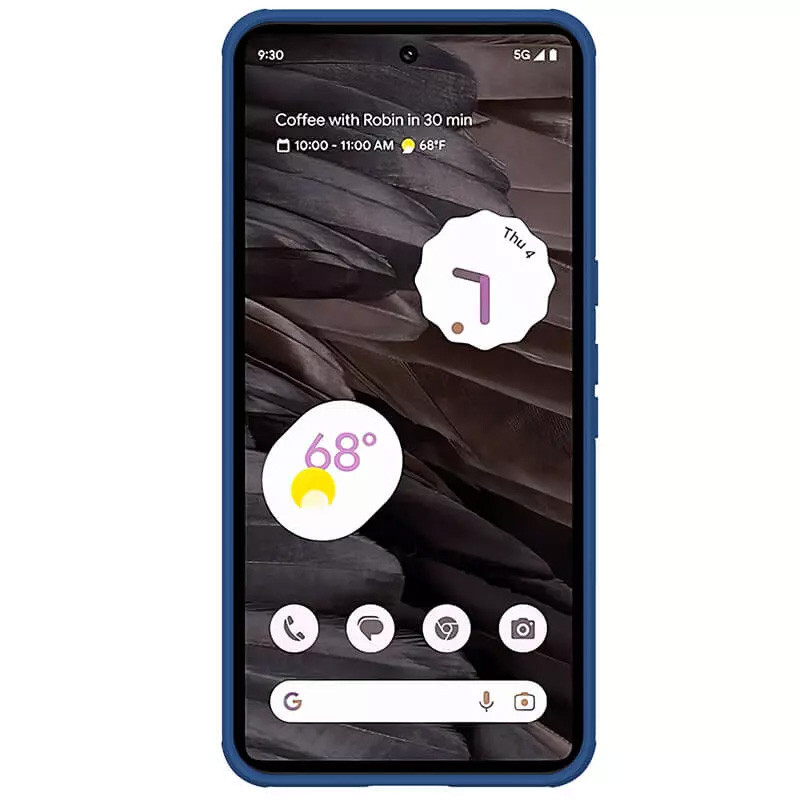 Фото Карбоновая накладка Nillkin CamShield Pro для Google Pixel 8 (Blue) на vchehle.ua