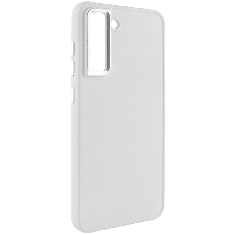 TPU чехол Bonbon Metal Style для Samsung Galaxy S23+ (Белый / White)