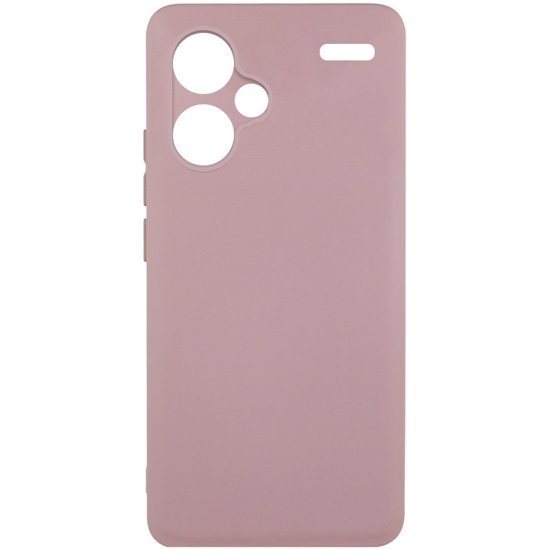 Чехол Silicone Cover Lakshmi Full Camera (A) для Xiaomi Redmi Note 13 Pro+ (Розовый / Pink Sand)