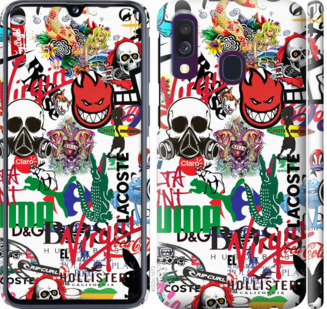 

Чехол Many different logos для Samsung Galaxy A40 2019 A405F 710342