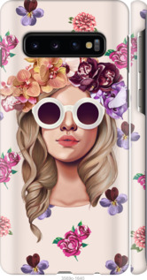

Чехол Девушка с цветами v2 для Samsung Galaxy S10 703250