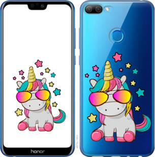 

Чехол Единорог в очках для Huawei Honor 9i 911898