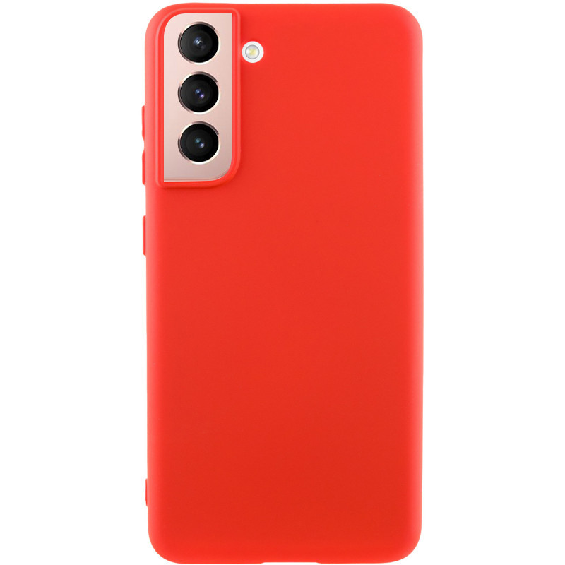 Чохол Silicone Cover Lakshmi (AA) на Samsung Galaxy S21 (Червоний / Red)