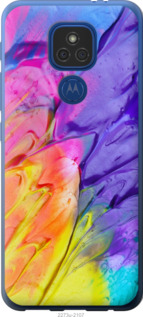 

Чехол Разноцветные краски для Motorola E7 Plus 1576533