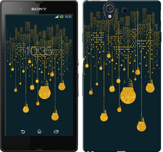 

Чохол Ілюстрація нічного міста на Sony Xperia Z C6602 592341