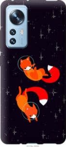 Чехол Лисички в космосе для Xiaomi 12
