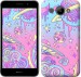Чехол Розовая галактика для Huawei Y3 2017