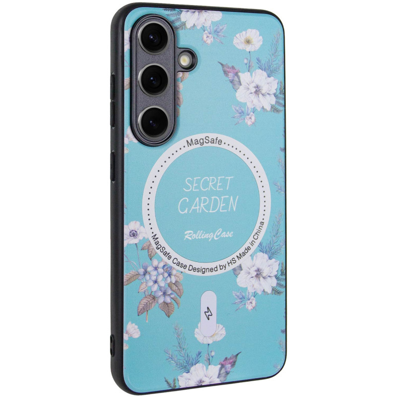 TPU+PC чехол Secret with Magnetic Safe для Samsung Galaxy S24 FE (Mint)