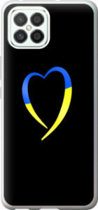 Чехол Жёлто-голубое сердце для Huawei Nova 8 SE