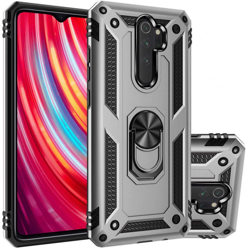 

Ударостійкий чохол Serge Ring for Magnet на Xiaomi Redmi Note 8 Pro (Срібний) 775870