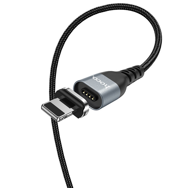 Купить Дата кабель Hoco U96 "Traveller magnetic" Lightning (1.2m) (Черный) на vchehle.ua