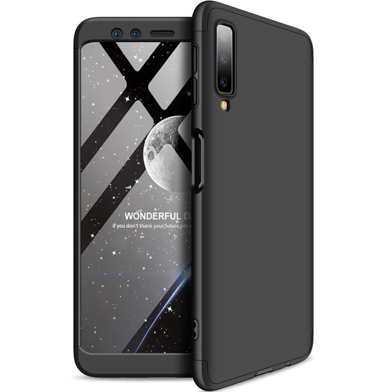 

Пластикова накладка GKK LikGus 360 градусів (орр) на Samsung A750 Galaxy A7 (2018) (Чорний) 896144