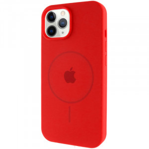 Чехол Silicone Case Full Protective (AA) with Magnetic Safe для iPhone 12 Pro