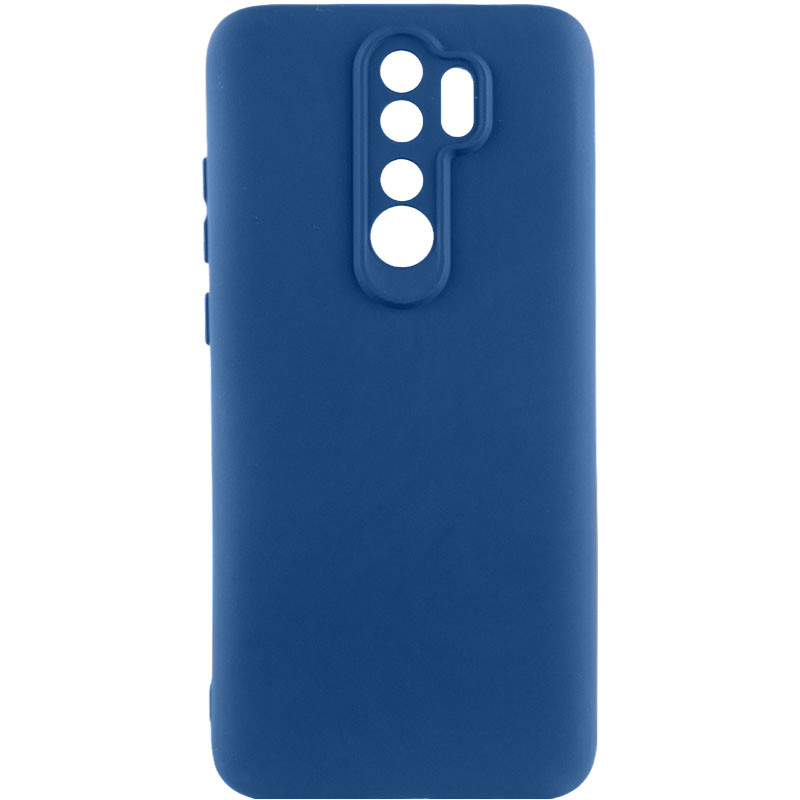 Чохол TPU GETMAN Liquid Silk Full Camera на Xiaomi Redmi 9 (Синій / Navy Blue)