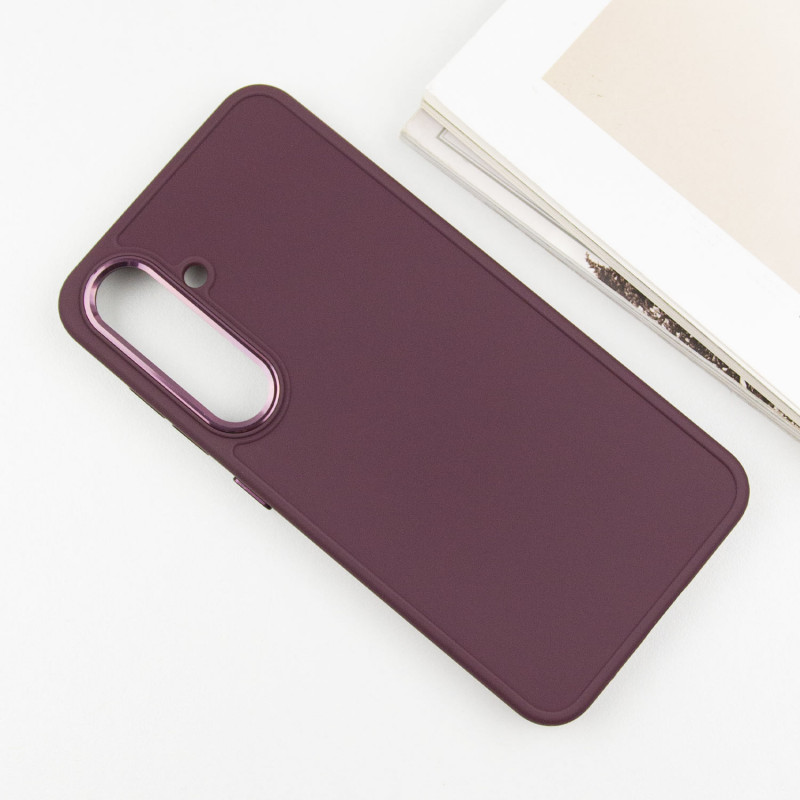 Фото TPU чехол Bonbon Metal Style для Samsung Galaxy S23+ (Бордовый / Plum) в магазине vchehle.ua