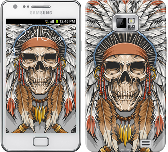 

Чехол Череп индейца для Samsung Galaxy S2 i9100 640935