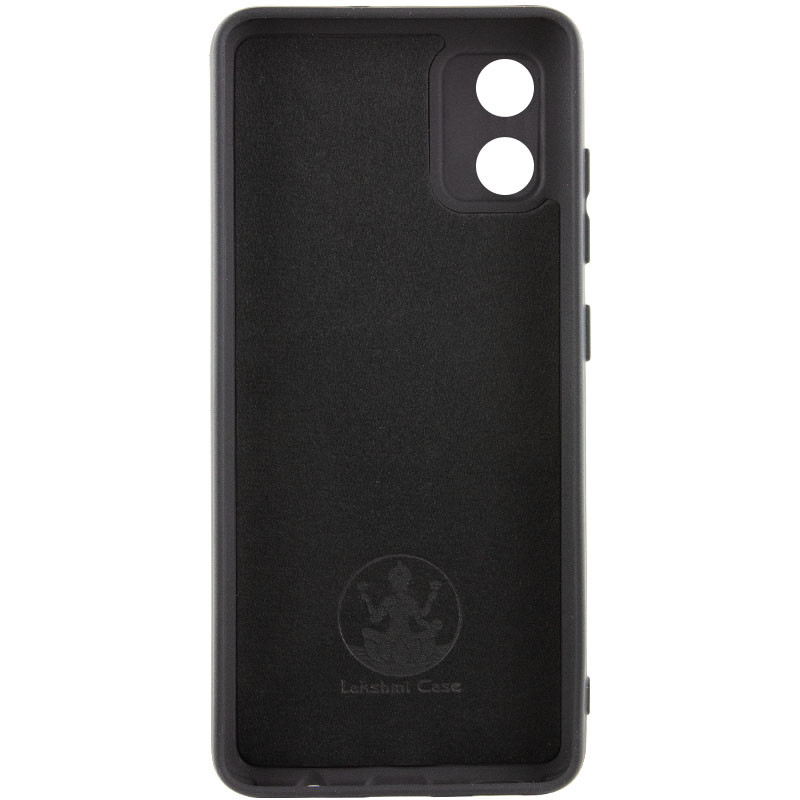 Фото Чехол Silicone Cover Lakshmi Full Camera (A) для Motorola Moto E13 (Черный / Black) на vchehle.ua