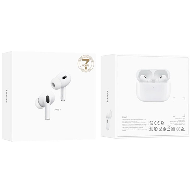 Замовити Bluetooth навушники Hoco EW47 TWS (White) на vchehle.ua