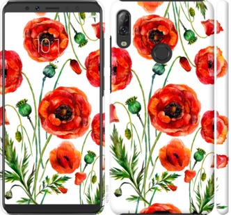 

Чехол Нарисованные маки для Lenovo K5 Pro 743944