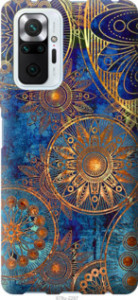Чехол Золотой узор для Xiaomi Redmi Note 10 Pro