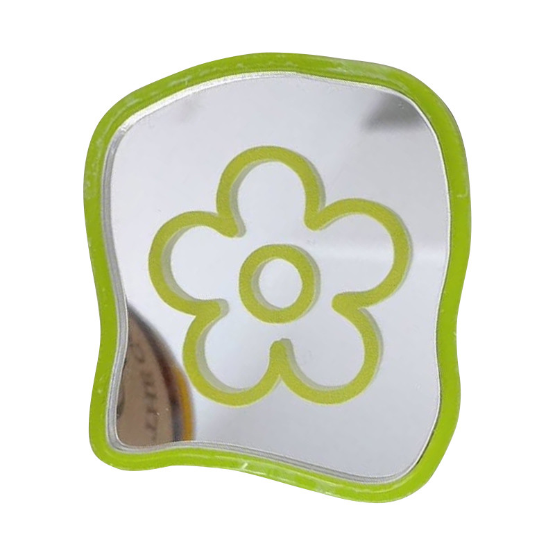 Держатель для телефона Popsocket Mirror is fun (Green flower)