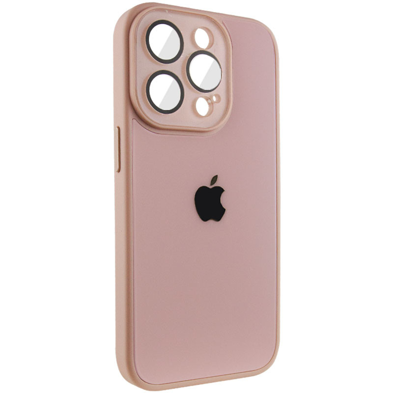 Фото Чохол TPU+Glass Sapphire Midnight на Apple iPhone 12 Pro (6.1") (Рожевий / Pink Sand) на vchehle.ua