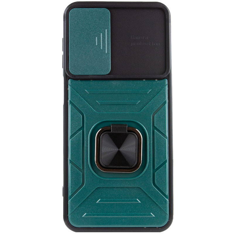 Фото Удароміцний чохол Camshield Flash Ring на Samsung Galaxy A52 4G / A52 5G / A52s (Green) на vchehle.ua