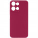 Чехол Silicone Cover Lakshmi Full Camera (AA) для Motorola Moto G75 5G (Бордовый / Marsala)