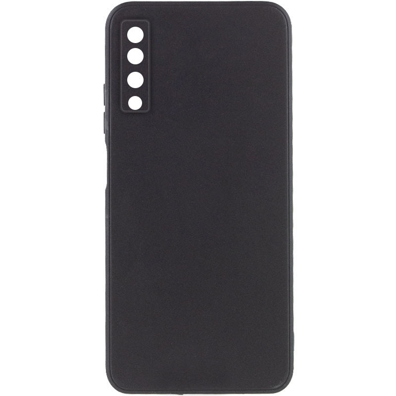Силиконовый чехол Candy Full Camera для Samsung A750 Galaxy A7 (2018) (Черный / Black)