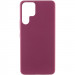 Чохол Silicone Cover Lakshmi (AAA) на Samsung Galaxy S22 Ultra (Бордовий / Plum)