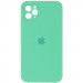 Чохол Silicone Case Square Full Camera Protective (AA) на Apple iPhone 11 Pro Max (6.5") (Зелений / Spearmint)