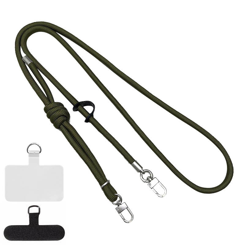 Шнурок с двумя креплениями (8мм) 150см (Army Green)