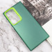 Фото TPU+PC чехол Magic glow with protective edge для Samsung Galaxy S22 Ultra (Green) на vchehle.ua