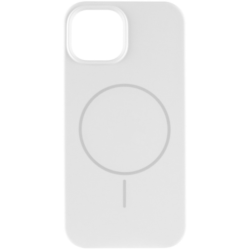 Фото Чохол Silicone Case Full Protective (AA) NO LOGO with Magnetic Safe на Apple iPhone 14 Plus (6.7") (Білий / White) на vchehle.ua