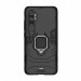Ударопрочный чехол Transformer Ring for Magnet для Xiaomi Mi Note 10 / Note 10 Pro/CC9 Pro (Черный / Soul Black)