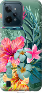 Чехол Тропические цветы v1 для Realme C31