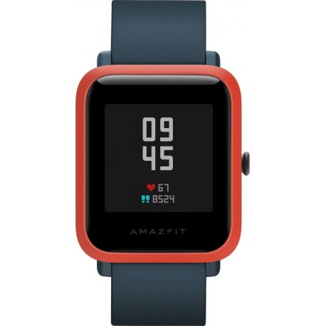 Смарт-годинник Xiaomi Amazfit Bip S (Global Version) (Чорний / Red Orange)